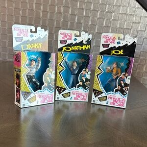 NKOTB New Kids on the Block posable figures set of 3
